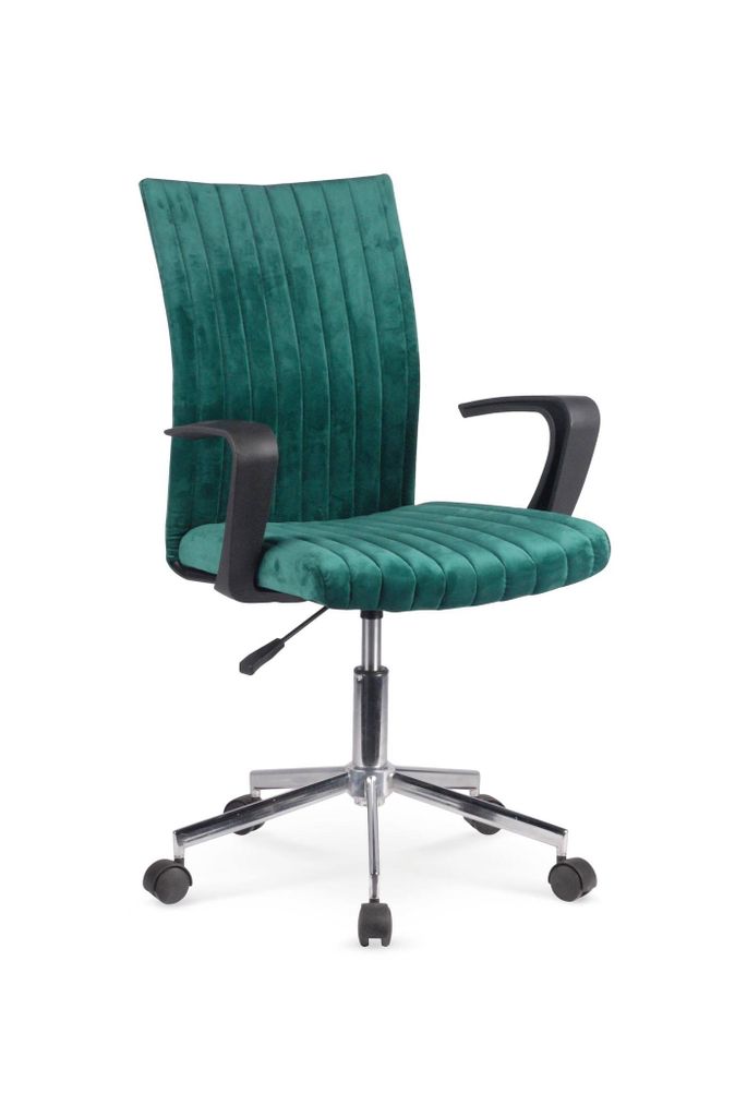 Állítható irodai szék, sötétzöld - EN VOGUE - Butopêa